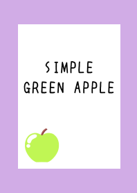 SIMPLE GREEN APPLE-PURPLEj