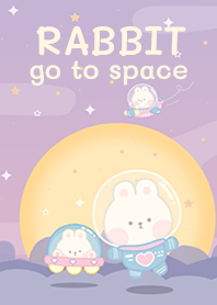 Rabbit go to space!