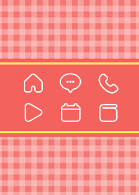 cek motif kotak [merah 01]