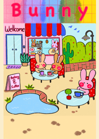 Bunny cafe lover