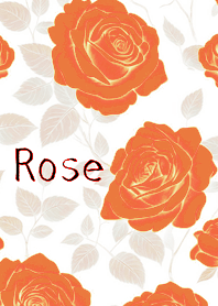 Lucky rose garden(White Orange)