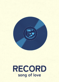 RECORD_love Pastel blue