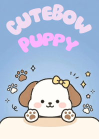 ลูกหมาโบว์น่ารัก