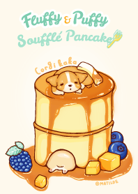 Corgi Dog Kaka - Fluffy & Puffy