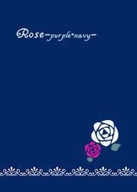 Rose -purple*navy-