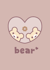 Bear Donut - Dullness Pink