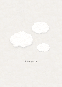 Simple Clouds  - Greige