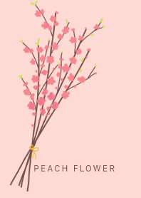 Peach flower