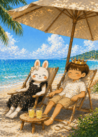 Gochi Usagi & Kiran | Beach Relax Date