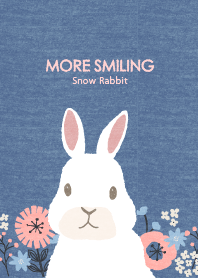 MORE SMILING Snow Rabbit