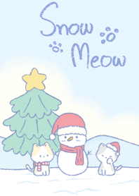 Snow Meow :-) (Blue)