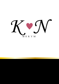 LOVE INITIAL-K&N イニシャル 9