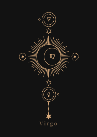 十二星座 - おとめ座 - 金色 -