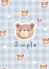 Cute cute simple bear12.