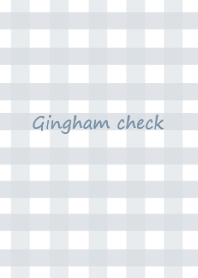 Gingham check #naturalblue