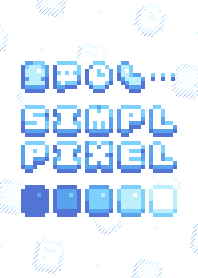 SIMPL PIXEL :パステルブルー