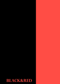 Simple Red & Black no logo No.4-5