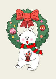Happy bear : christmas