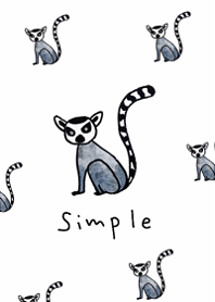 Simple ring-tailed lemur8