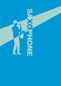 sax. playing Pale yacht blue