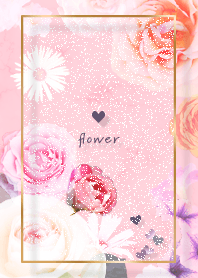 Marble and flowers pink70_2