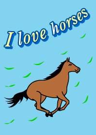 Cute horse Theme 01 horse riding
