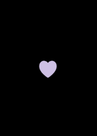 1 heart(24)- black purple