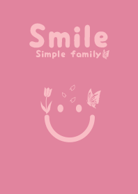 Smile & Tulip Pale cherry pink