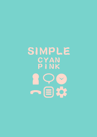 SIMPLE cyan*pink