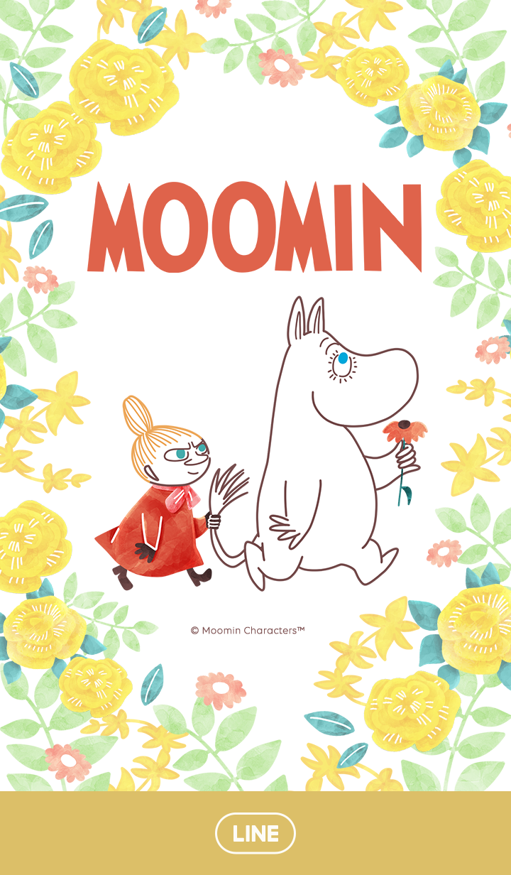 【主題】Moomin 柔和水彩風