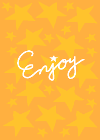 Enjoy-オレンジ×星-