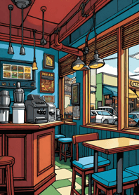 Cozy Coffee shop Dc7268
