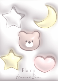 Greige Fluffy stars and bears 02_2