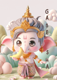 Cute Ganesha Lucky lottery & rich (JP)