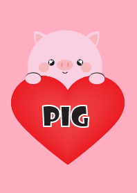 Simple Love Cute Pig Theme Ver.2