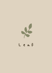 adult. leaf. beige.