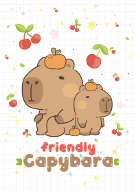 Capybara Friendly - Cherry