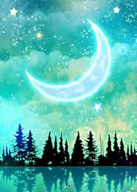 Lucky Fantastic Crescent Moon from Japan
