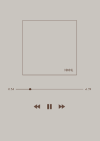 ミュージックプレイヤー #グレージュ