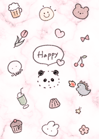 Panda and Marble pink12_2