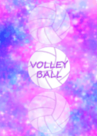 Shiny space volleyball