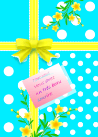 Ribbon Theme (cerulean blue x vitamin)