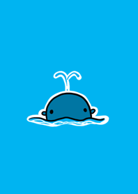 かわいいクジラ青のテーマ