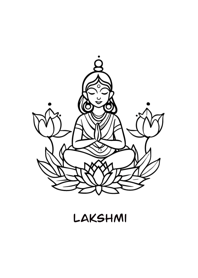 Lakshmi : True love (ver.line drawing)
