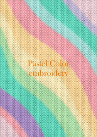 Pastel Color embroidery 25