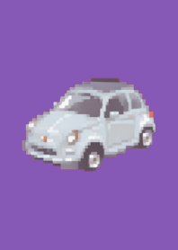 Carro Pixel Art Tema Roxo 01
