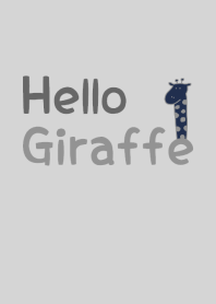 Hello Giraffe gray 39