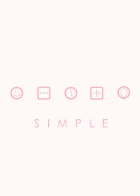 シンプル(アイボリーピンク)V.3
