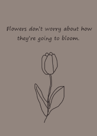 -art tulip- (greige black)