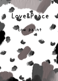 Oil painting art cow paint51